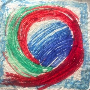 Abstract Multicolor Scarf Silk
Scarf Vintage paint art